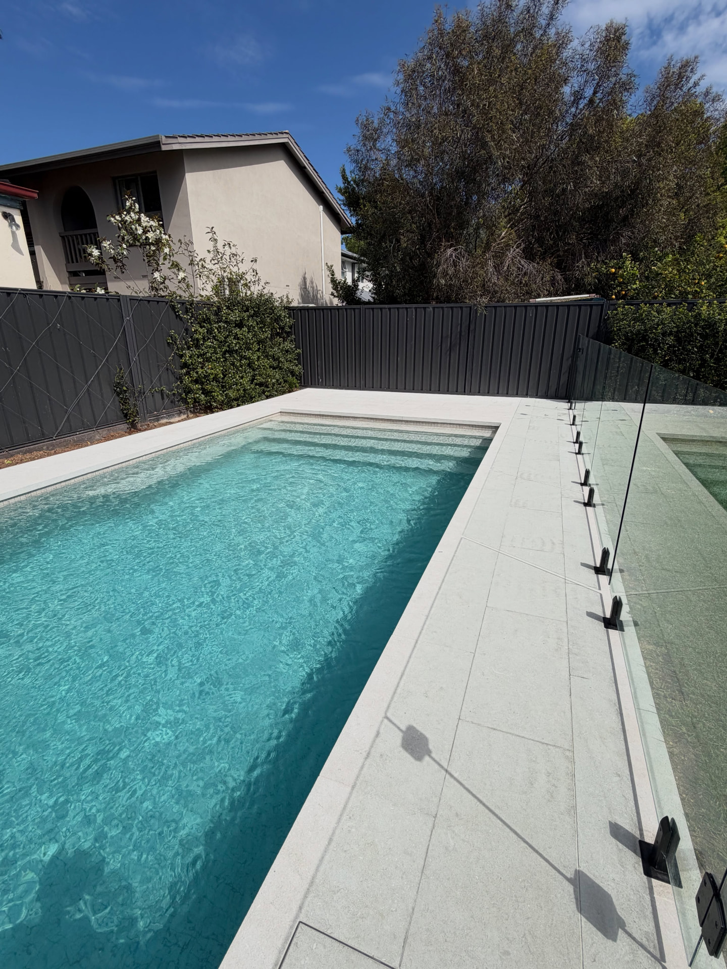 Poolside paving photo 3