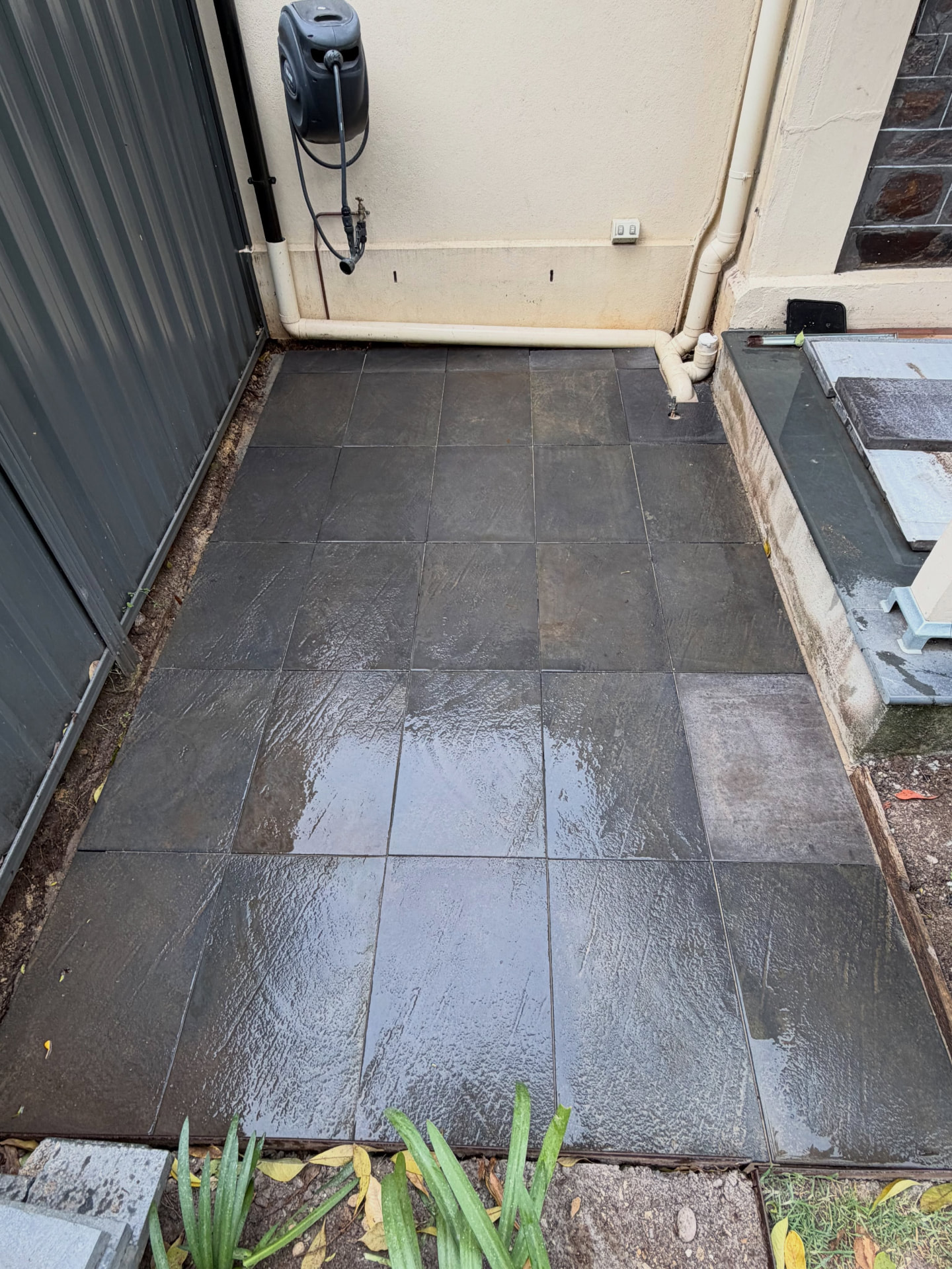 Outdoor Improvements — Side access paving