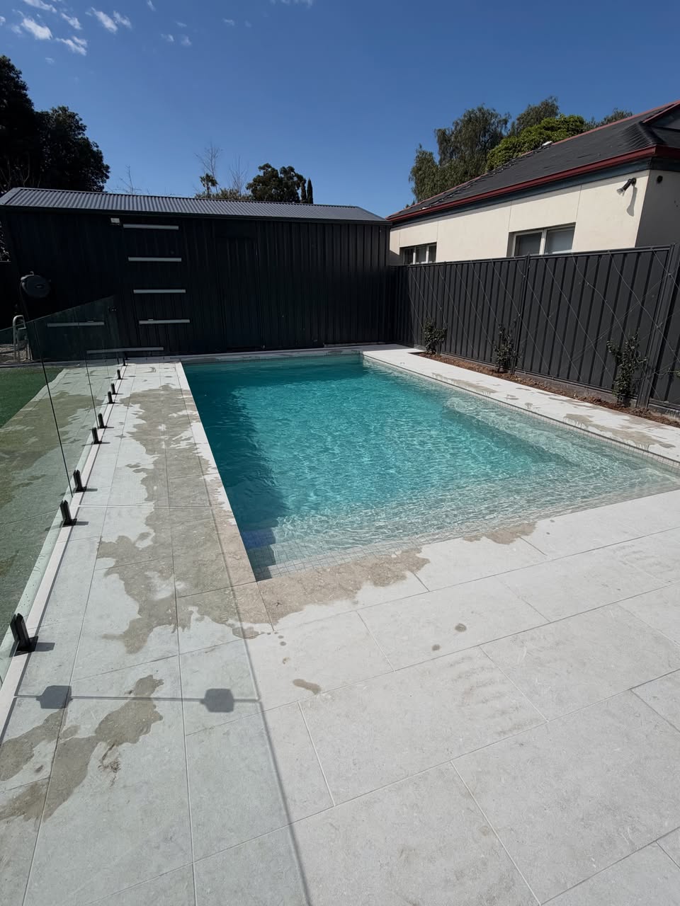 Poolside paving photo 2