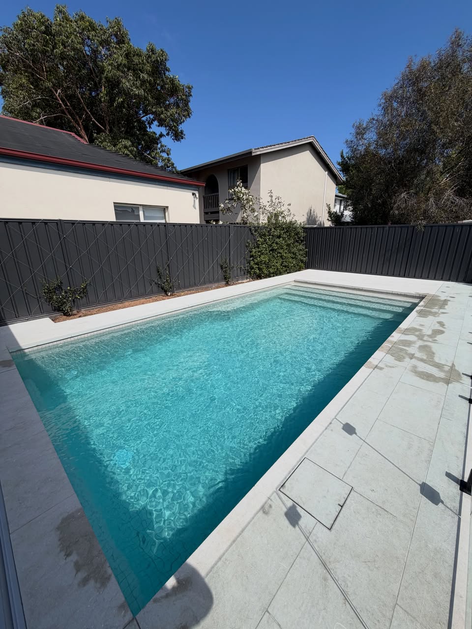 Poolside Areas — Poolside paving